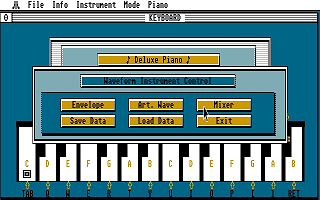 Deluxe Piano atari screenshot